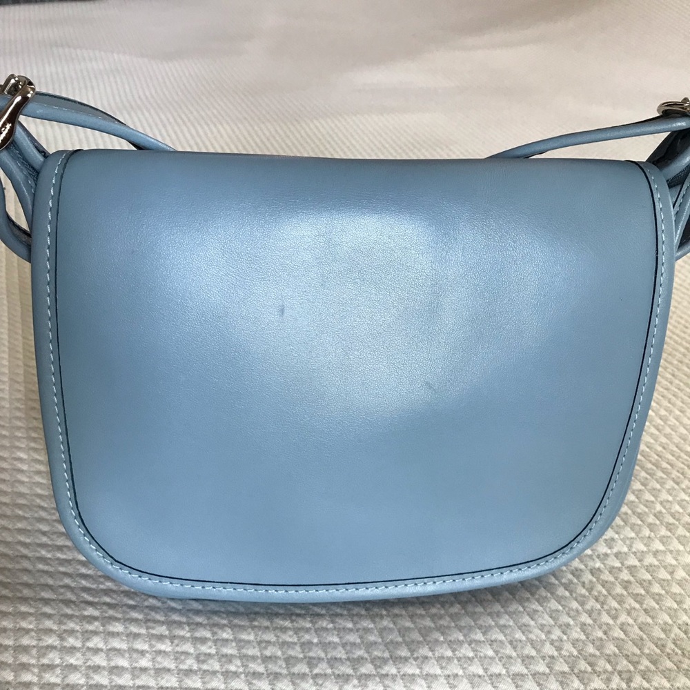 Coach saddle bag with jeweled rivets in strap, NWOT